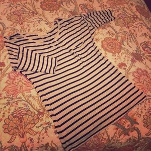 **Free W/ Bundle**Striped ultra soft pocket Tee